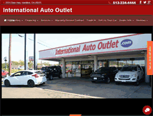 Tablet Screenshot of internationalautooutlet.com